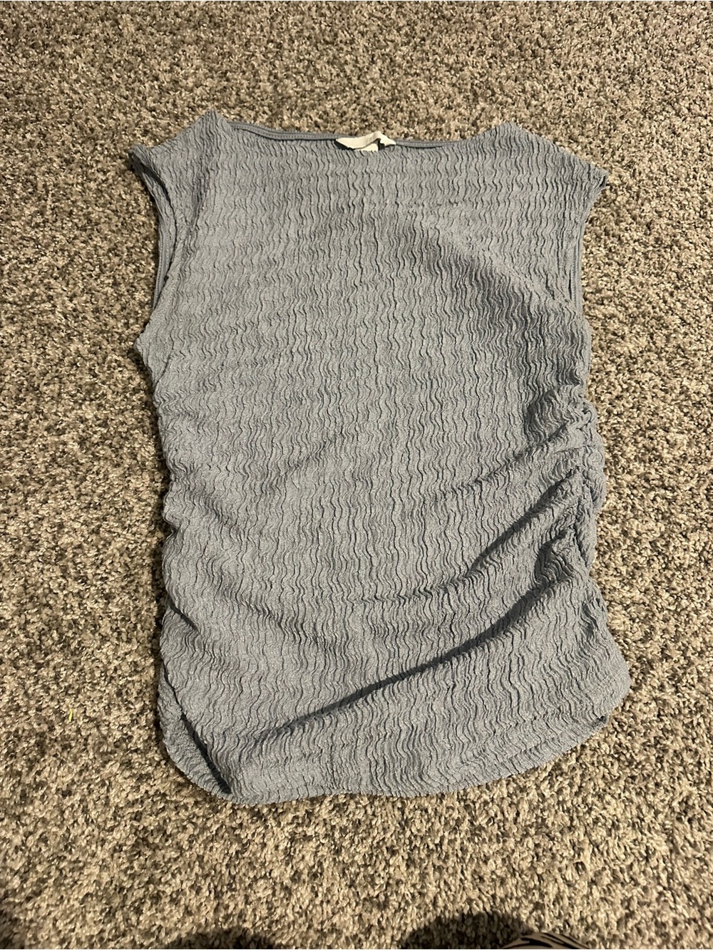 H&M Textured Sleeveless Tank Top